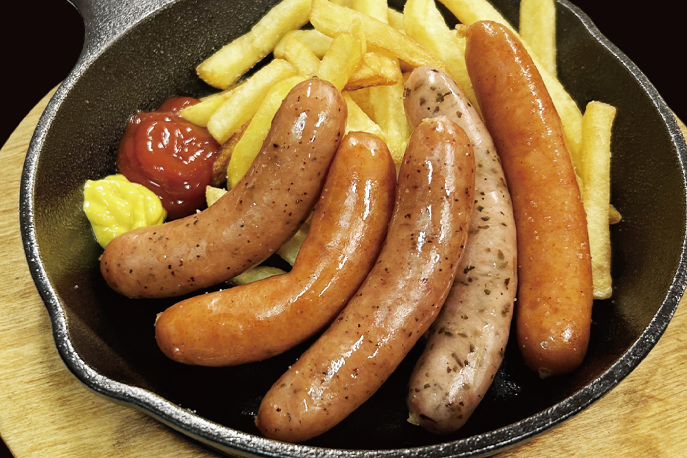 ソーセージ盛り合わせ　5本-(1)