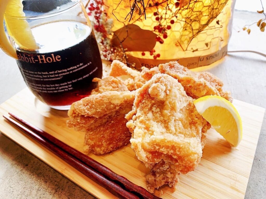 大宮唐揚げモヒカラ　白ワインによく合う出汁唐揚げ